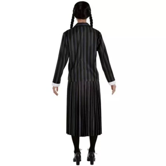Wednesday Addams Nevermore Uniform Costume TV Series Adult Small 2-4 - Picture 2 of 10